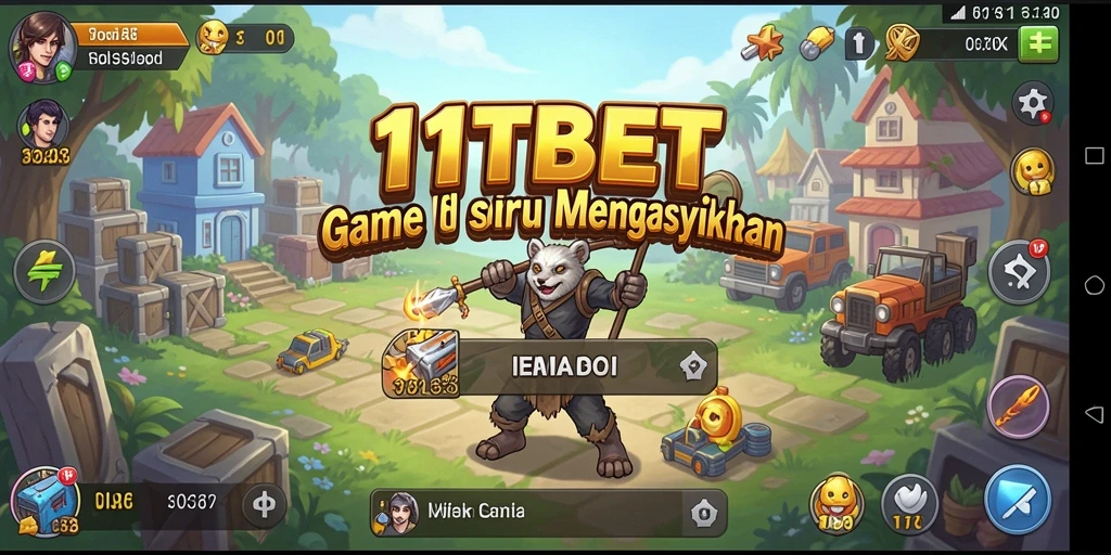 Tampilan gameplay seru dalam 11TBET dengan mekanisme Idle.