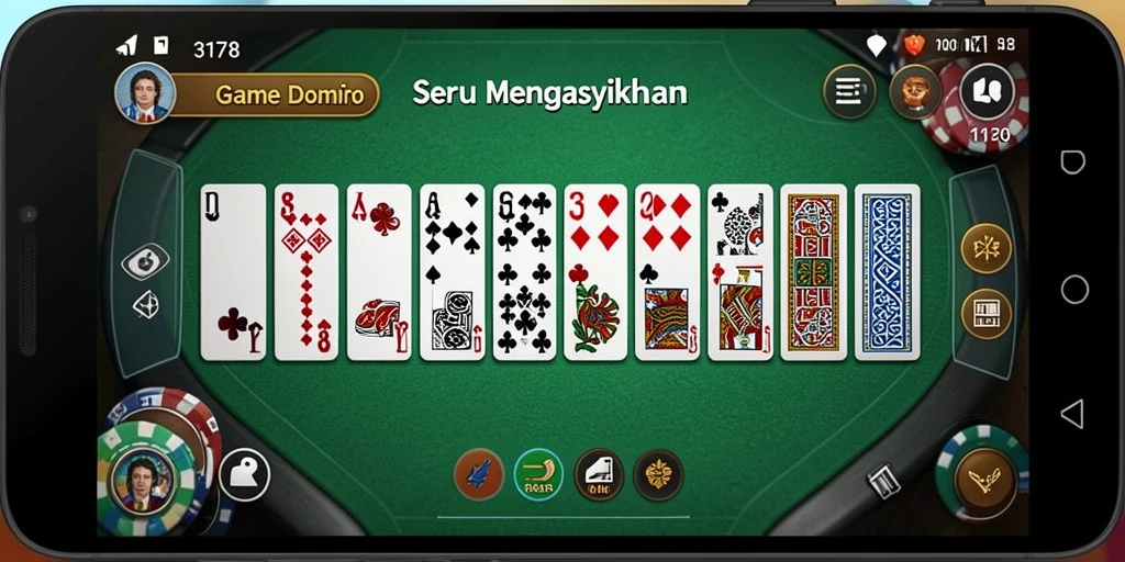 Tampilan menarik dari gameplay Domino di 3178, sangat mengasyikkan!