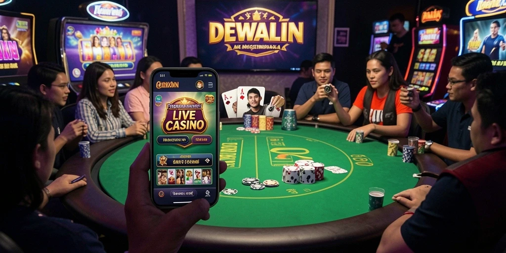 Tampilan gameplay DEWALIN yang mengasyikkan dan interaktif.