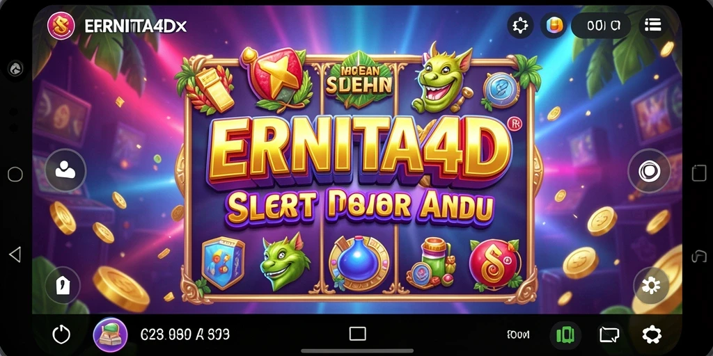 Tampilan gameplay menarik di ERNITA4D dengan berbagai mesin slot.