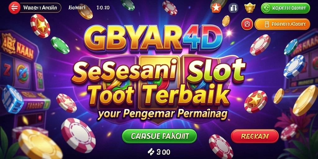 Gameplay seru di GEBYAR4D dengan berbagai pilihan slot menarik.