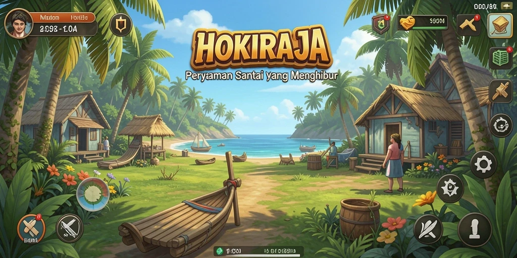 Screenshot HOKIRAJA menampilkan keseruan gameplay Casual yang menghibur.