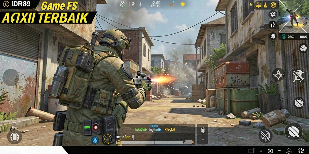 Screenshot dari gameplay mendebarkan IDR89 dengan grafis memukau.