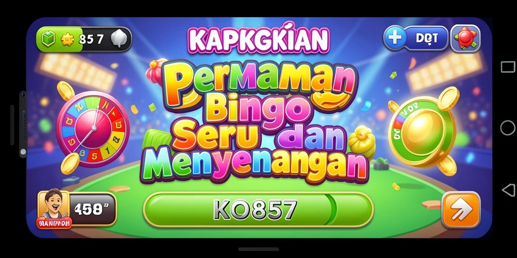 Tampilan gameplay Bingo yang seru dan memikat dalam KO857.
