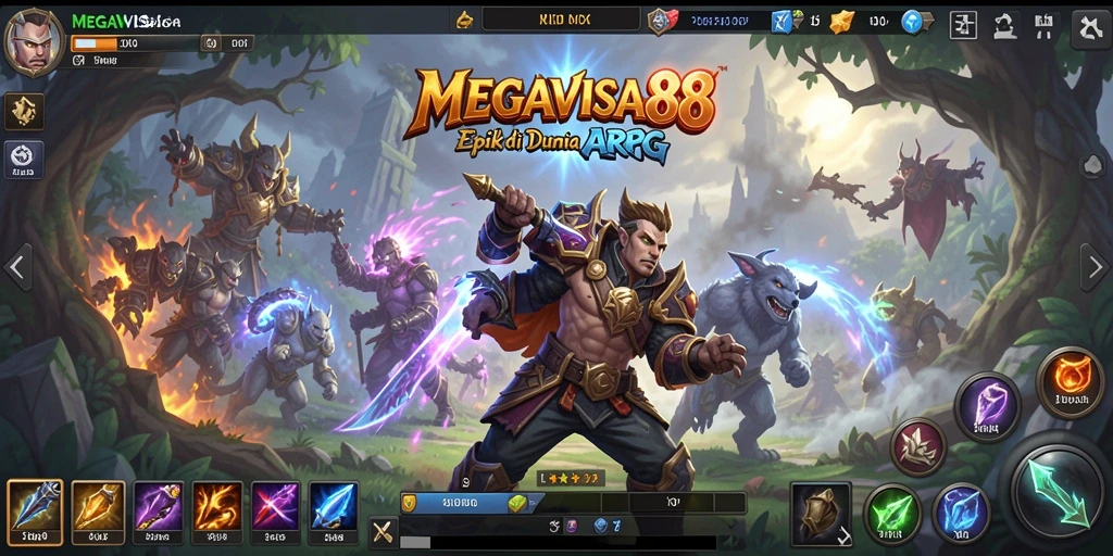 Tampilan gameplay seru dari MEGAVISA88 dengan aksi ARPG yang mendebarkan.