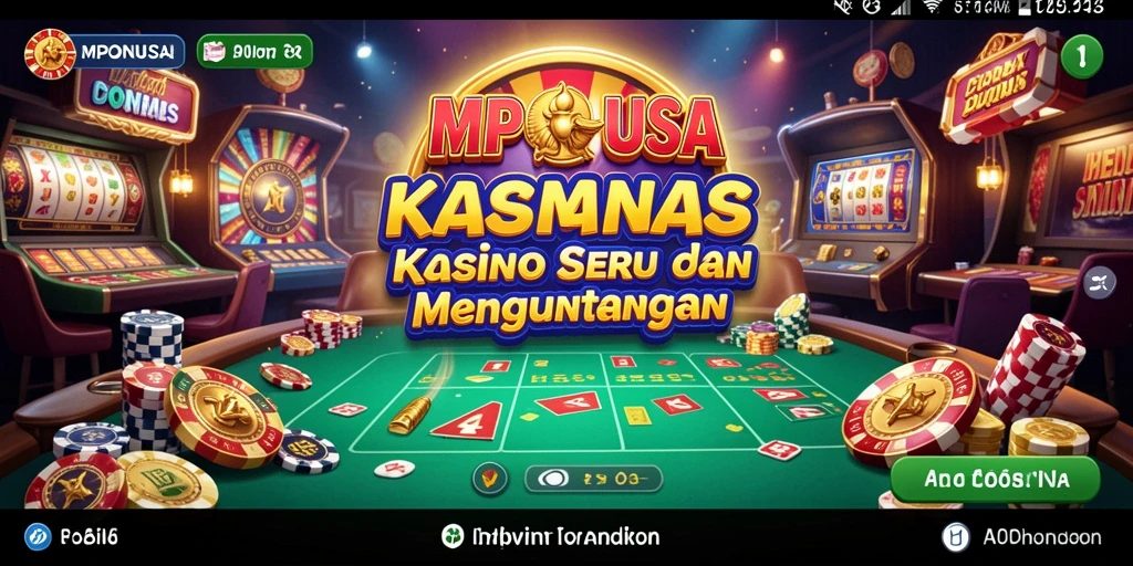 Gameplay Kasino MPONUSA yang seru dan menarik.