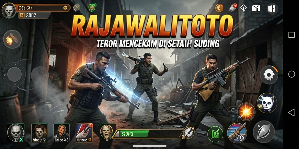Tampilan gameplay RAJAWALITOTO yang intens dan menyeramkan.