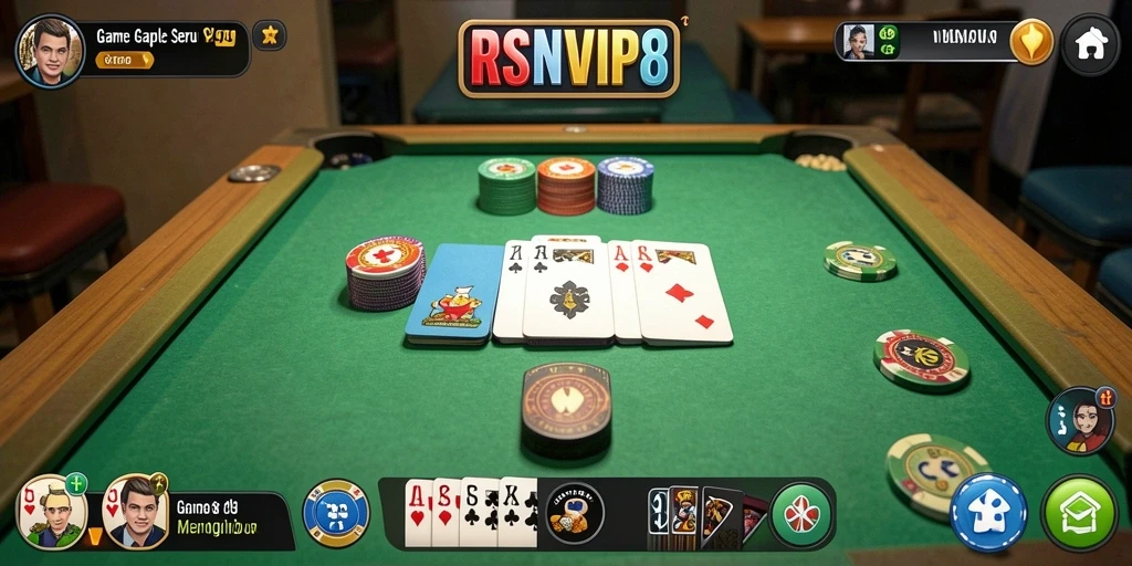 Tampilan gameplay seru dalam RSNVIP8 yang memukau.