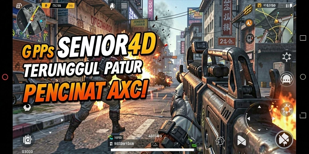 Tangkapan layar gameplay <strong>SENIOR4D</strong> yang menunjukkan aksi intens dan grafis yang menawan.