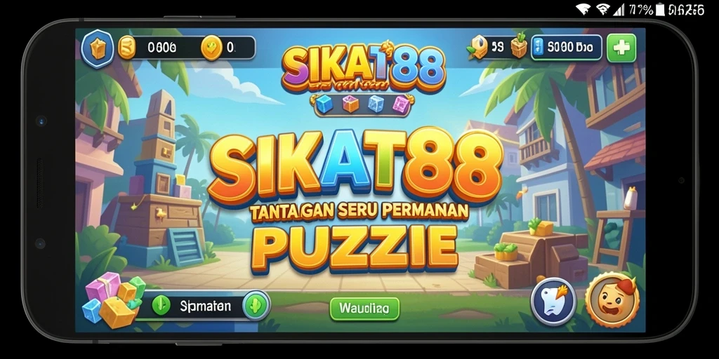 Tampilan menawan dari SIKAT88 saat memainkan tantangan Puzzle.