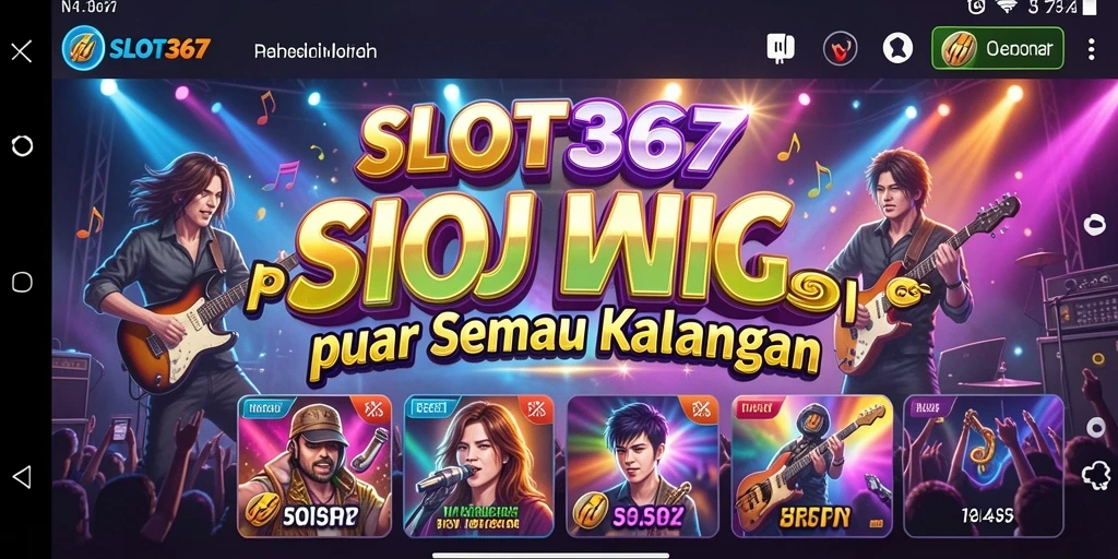 Gameplay seru SLOT367 dengan berbagai pilihan lagu musik.