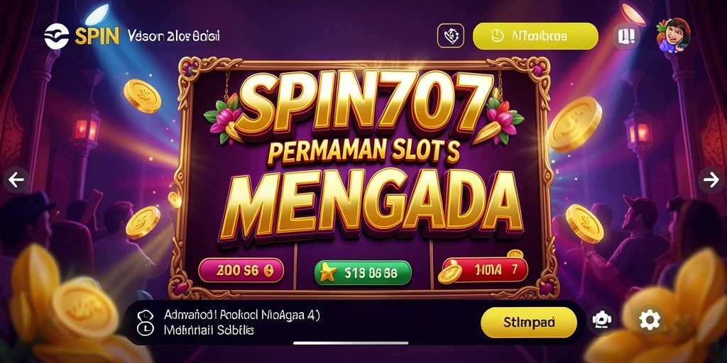 Tampilan gameplay SPIN707 yang menegangkan dan penuh warna.