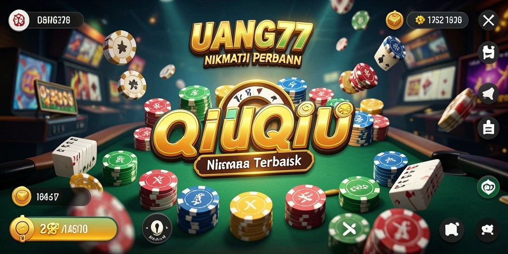 Tampilan gameplay QiuQiu yang seru dan mengasyikkan di UANG77.