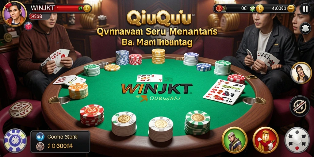 Tampilan gameplay QiuQiu yang seru di WINJKT.